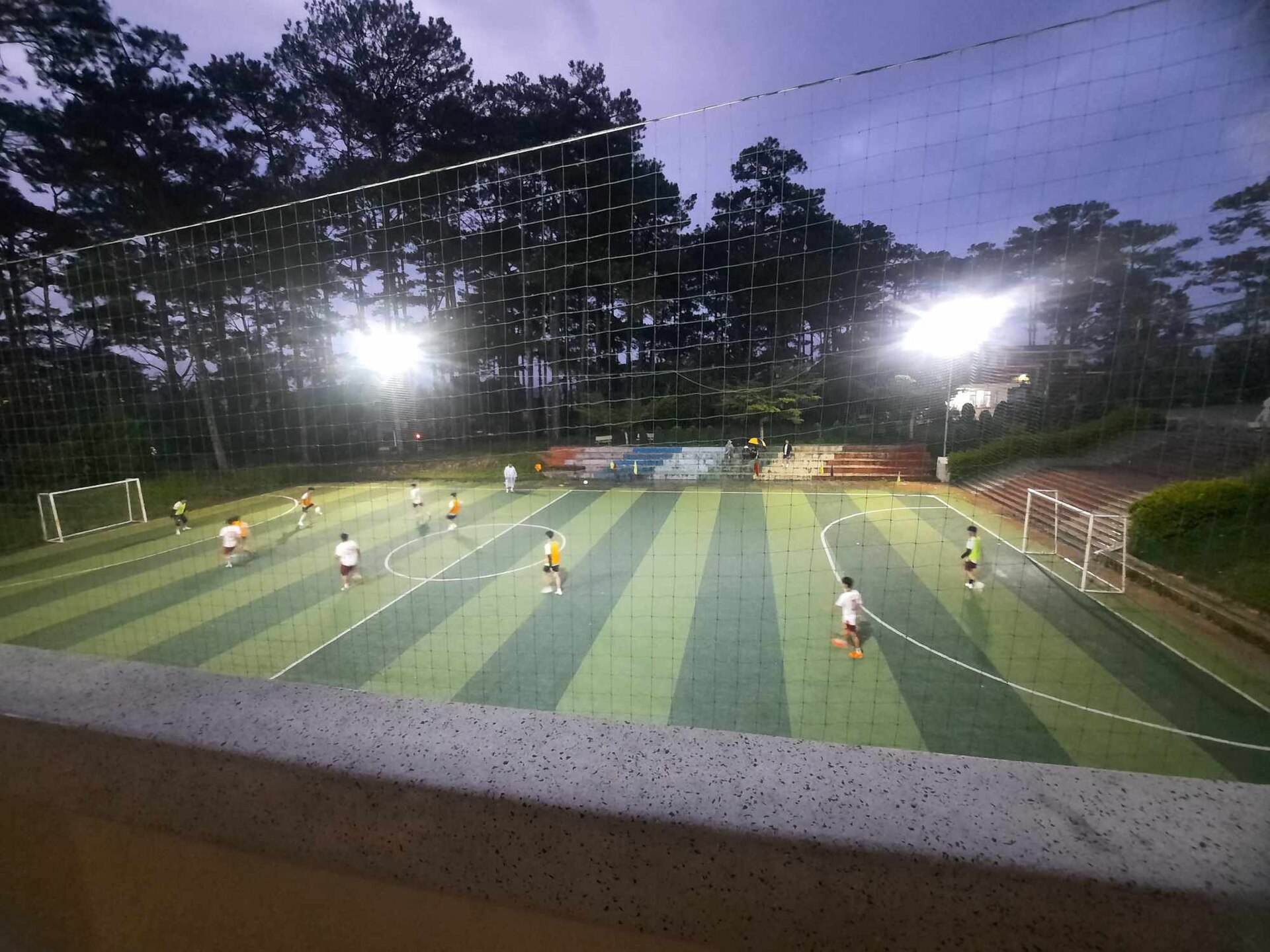 5-a-side football floodlighting