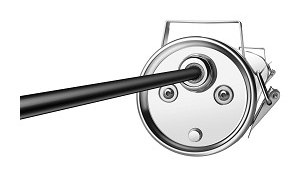 PS-CORROSION stainless steel end cap and clip