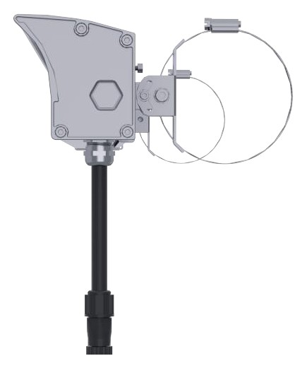 PS-COURT-LINEAR mounting bracket and cable