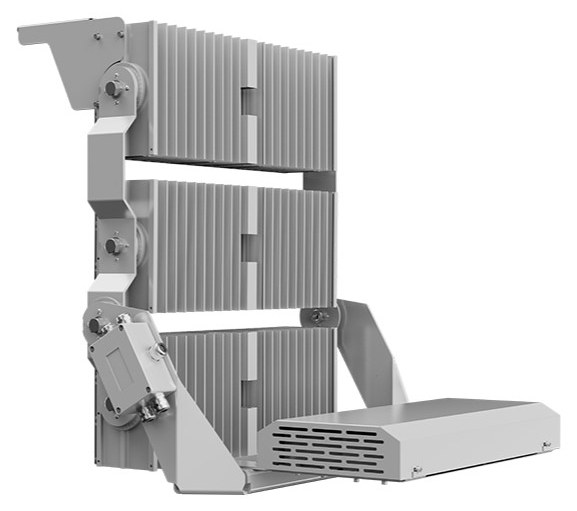 PS-FIELD finned aluminium rear