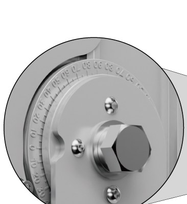 PS-FIELD precise angle scale